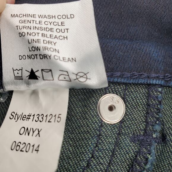 Henry & Belle Womens 32=14 Mid Rise Super Skinny Ankle‎ Jeans Onyx Dark Wash New - Picture 7 of 9